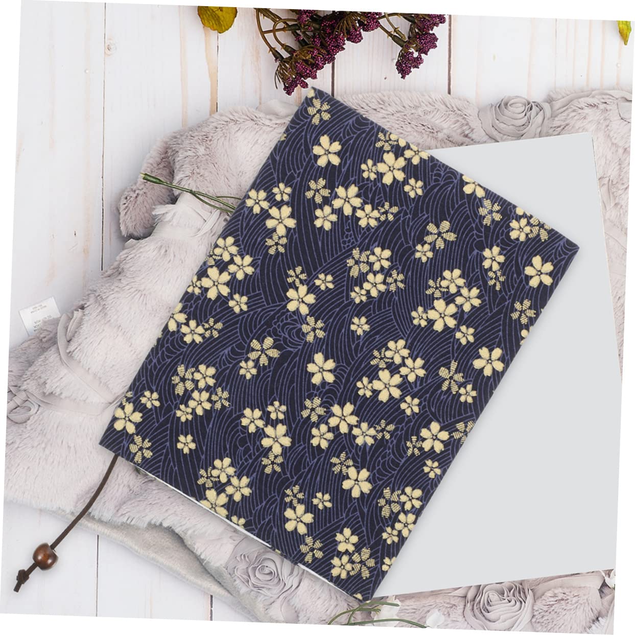 STOBOK 5pezzi Copertura Per Libri Premium Protettore Creativo Per Libri Scolastici e Diari Design Elegante e Fiori Di Ciliegio Perfetta Per Uso Quotidiano e Scuola