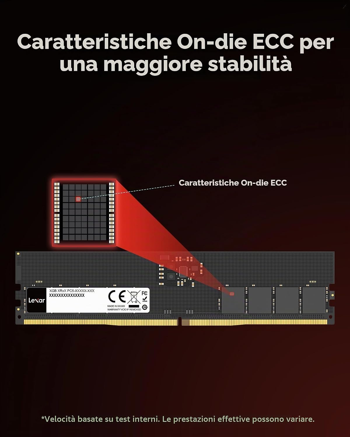 UDIMM RAM DDR5 32GB 5600 MHz Memoria PC - RAM - Immagine 6