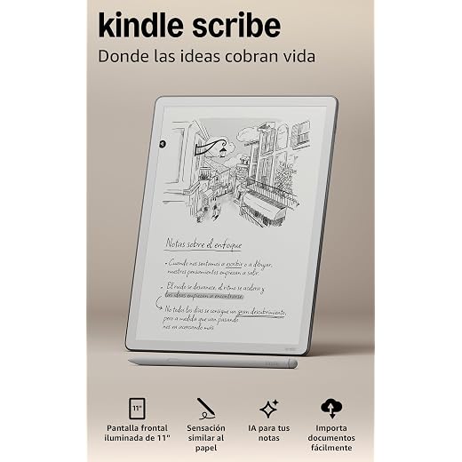 Amazon Kindle Scribe (última generación): más fino, ligero y rápido