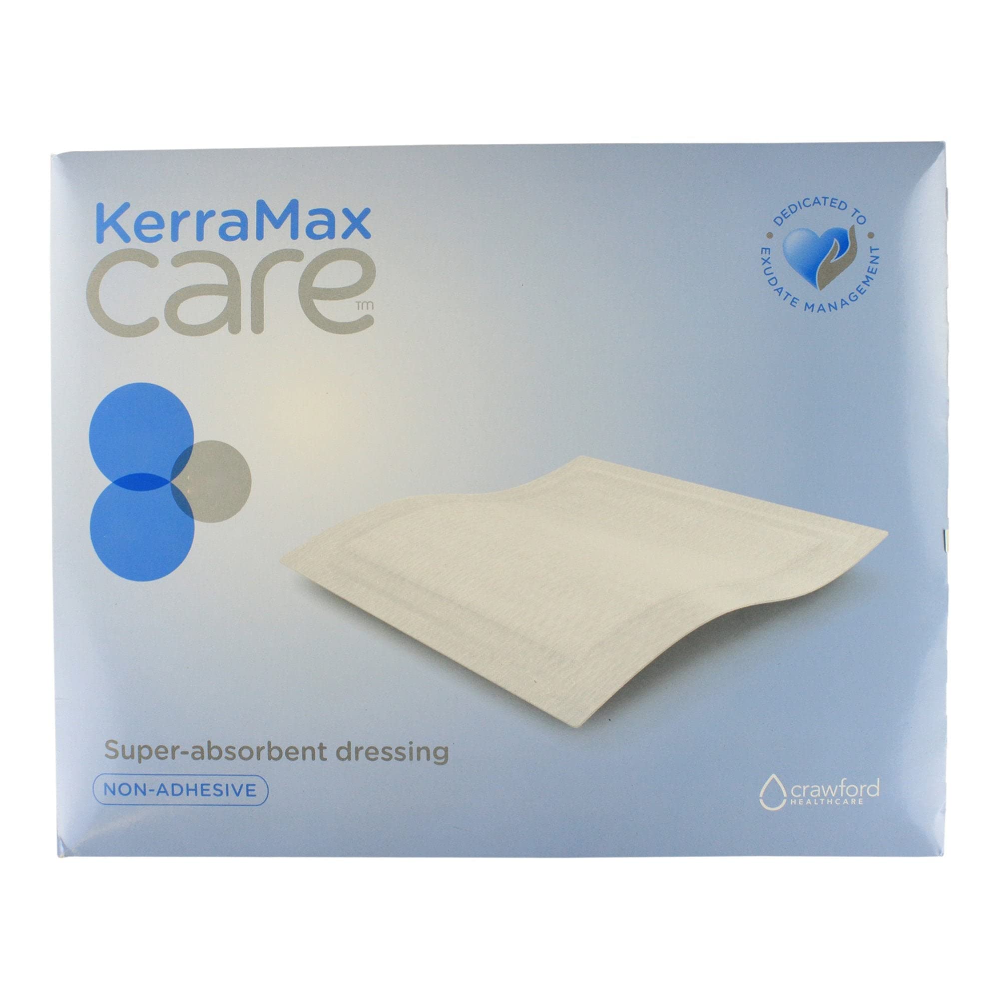 KerraMax Care Gentle Border Super Absorbent Dressing, 6 x 10 Inch, 3M Systagenix/KCI PRD500-1177, 1 Count