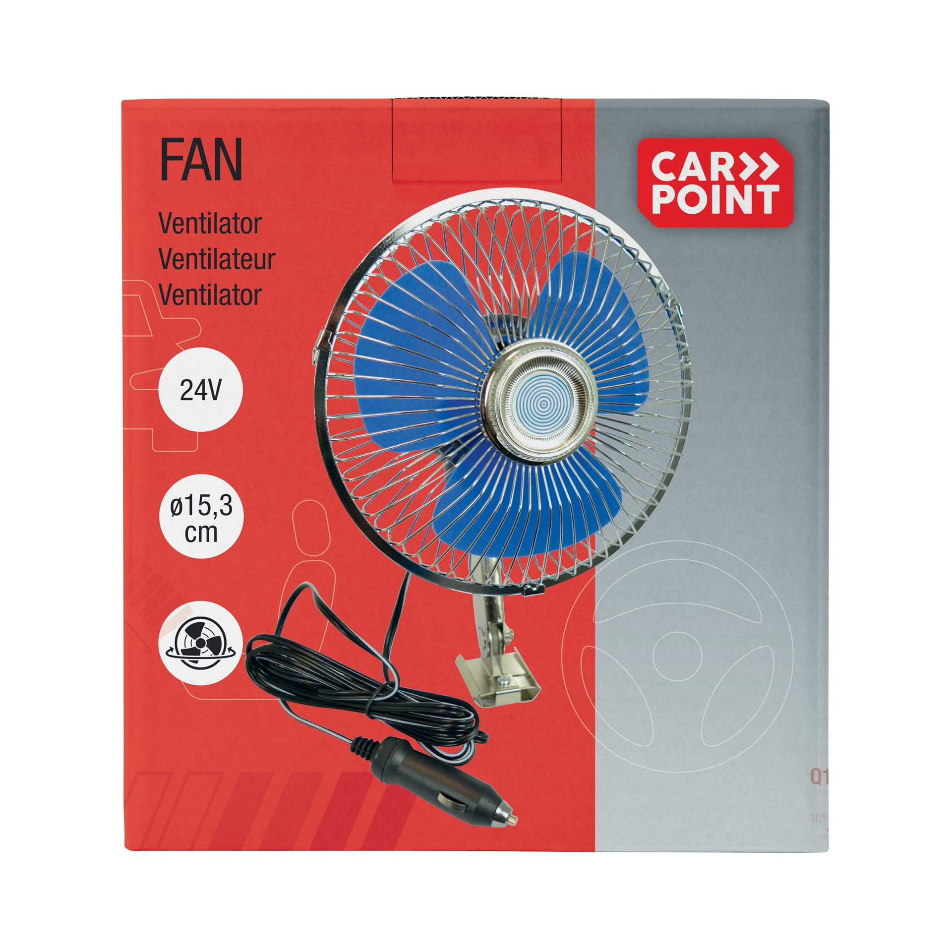 Carpoint 0570011 Ventilatore, 6, 24V