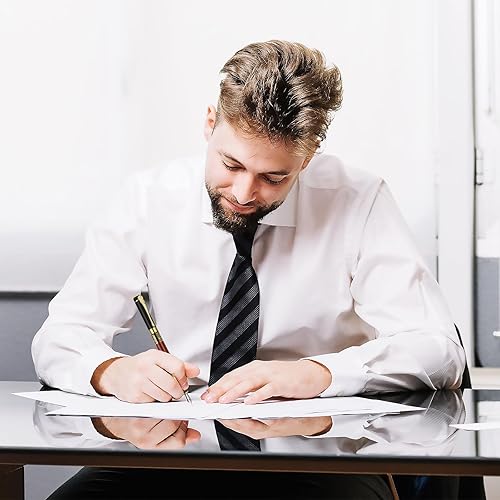 Miniatura 2 de Cobee Juego de pluma estilográfica de lujo, pluma estilográfica de metal de 0.028 in con 4 cartuchos de tinta de 0.134 in, punta media, bolígrafo de