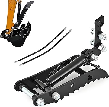 Single/Three Hole mini 3 tons Excavator Hydraulic Thumb Clip, Anti-Slip Tooth Design Branching Grippers for River Dredging, Excavator Replacement Parts Threeholethumbclip