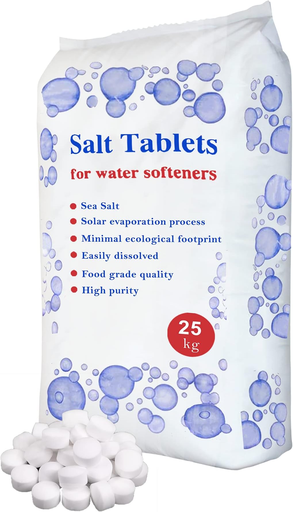 Hydrosoft Salt Tablets For Tablet Water Softeners 25kg Amazon.co.uk Grocery