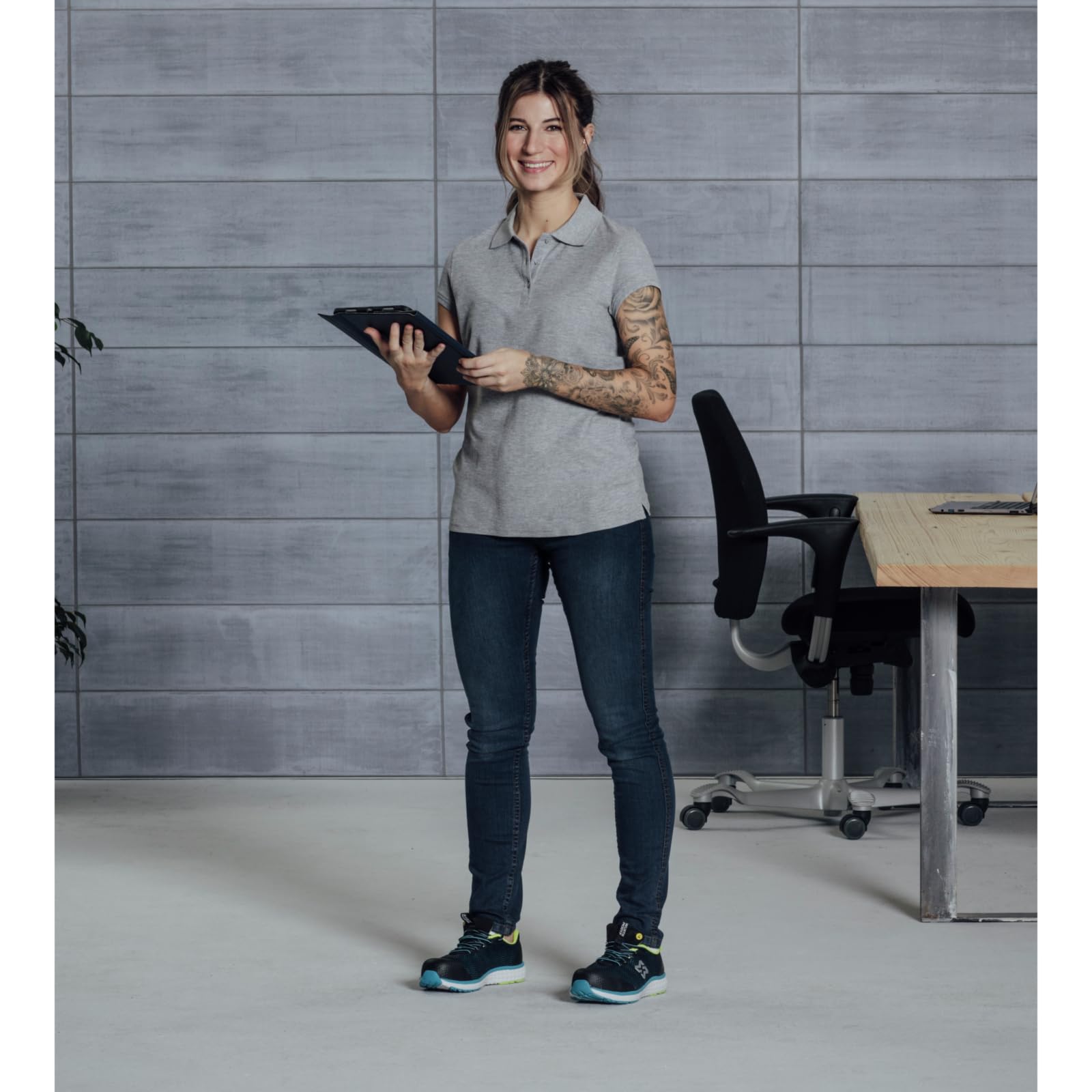 WüRTH MODYF Jean de travail Stretch Casual femme bleu