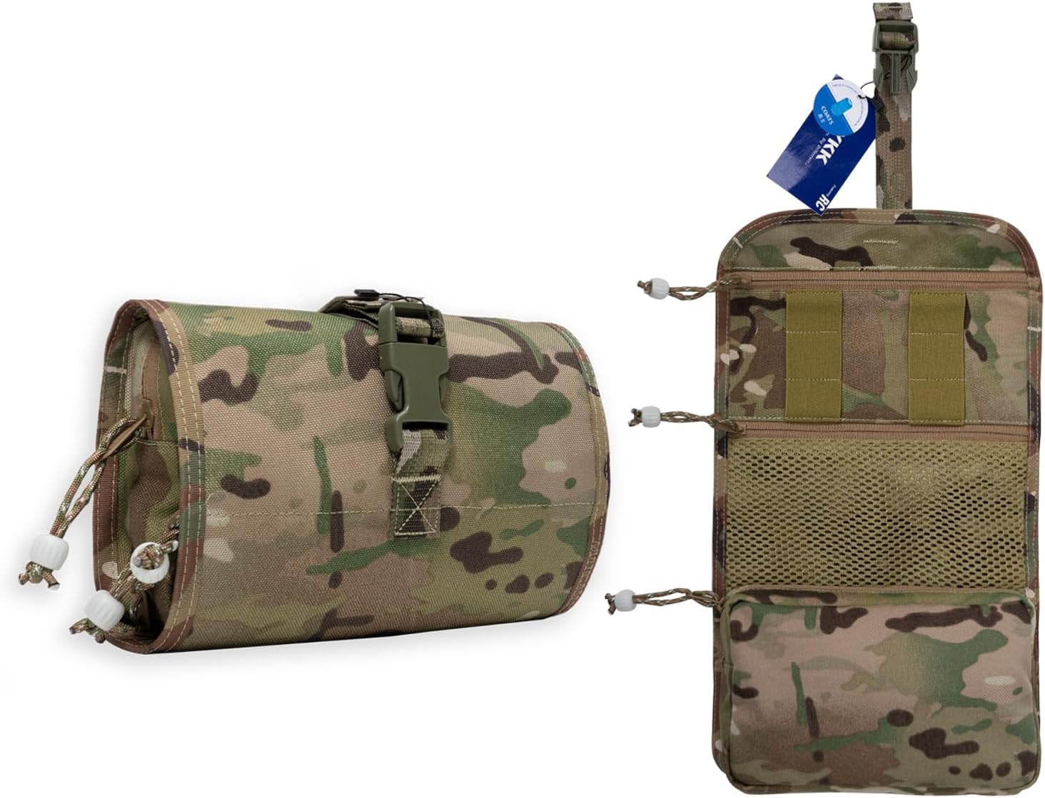 MAUHOSO Hanging Military Standard Toiletry Bag,Tactical Travel Toiletry Bag