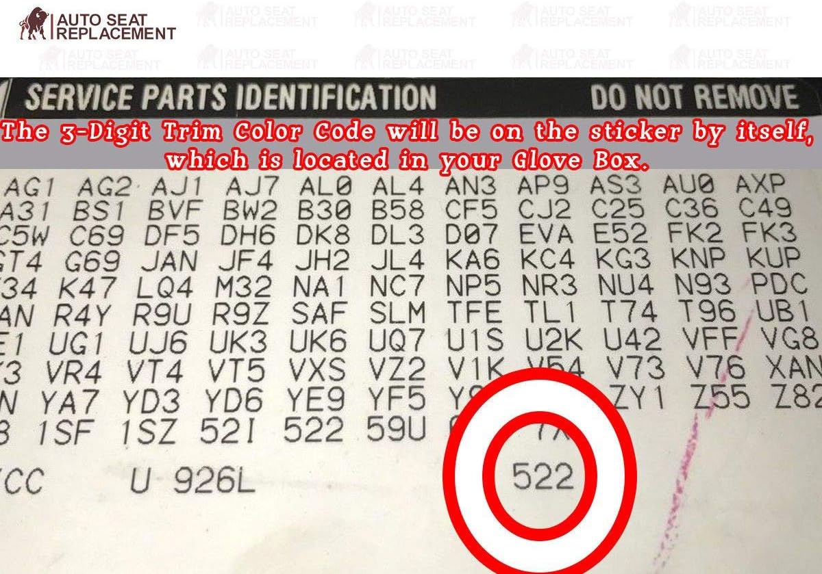 Auto Seat Replacement, Compatible with 2003 2004 2005 2006 Chevy Silverado 1500 2500 Synthetic Leather Seat Cover - Driver Bottom, Medium Neutral Tan