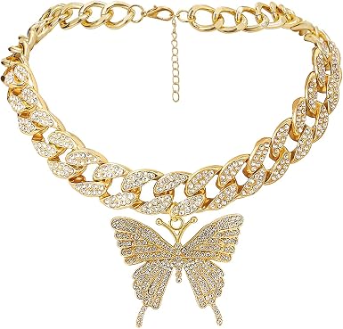 Amazon.com: yfstyle Cuban Link Chain 