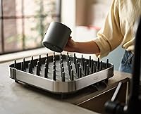 Vista 3 de Joseph Joseph Duo Expanding Dish Drying Rack with Removable Silverware Holder, Draining Spout, Stainless steel