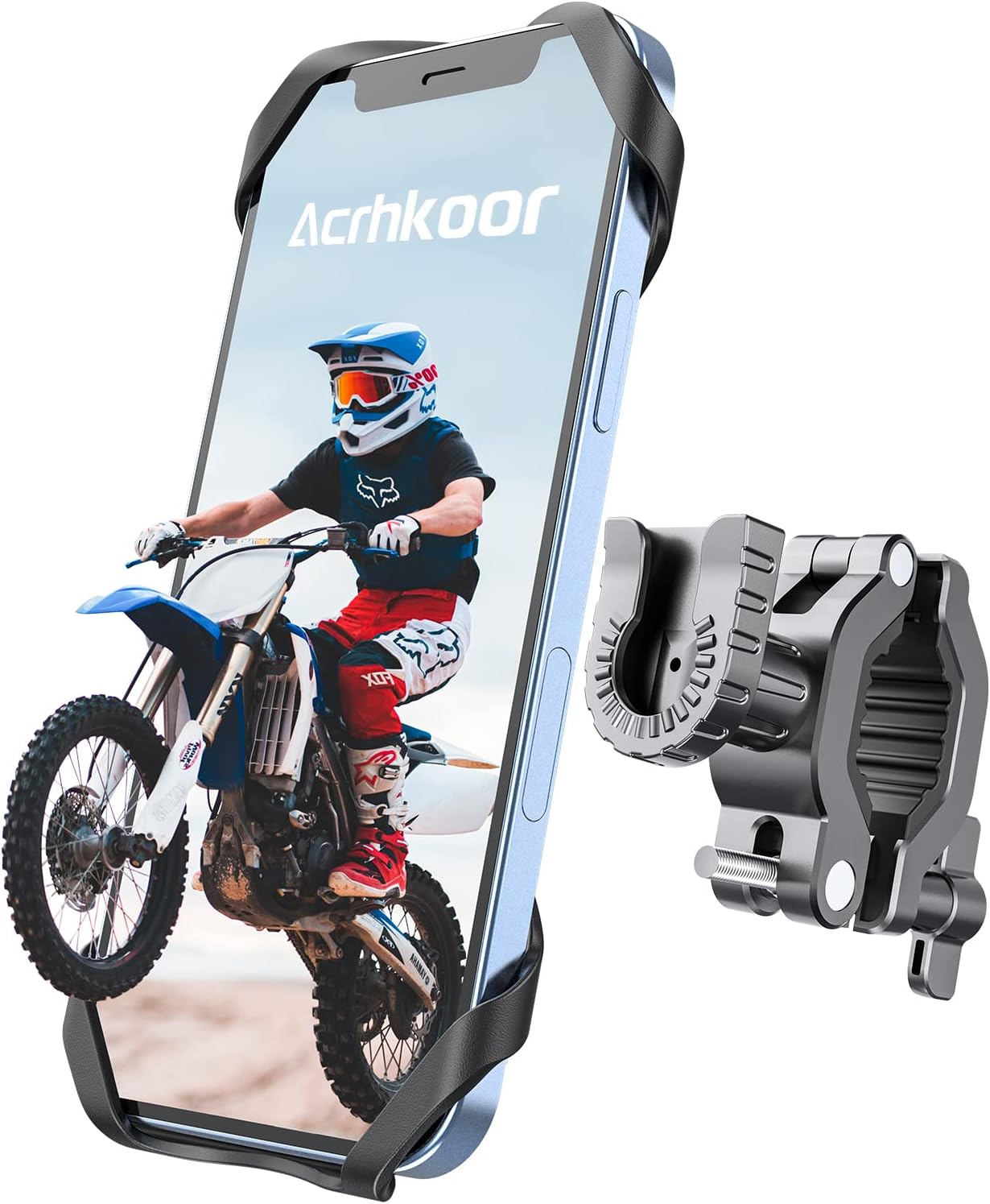 Universal Handyhalterung Für Motorrad & Fahrrad - 360° Drehbar & Vibrationsgedämpft