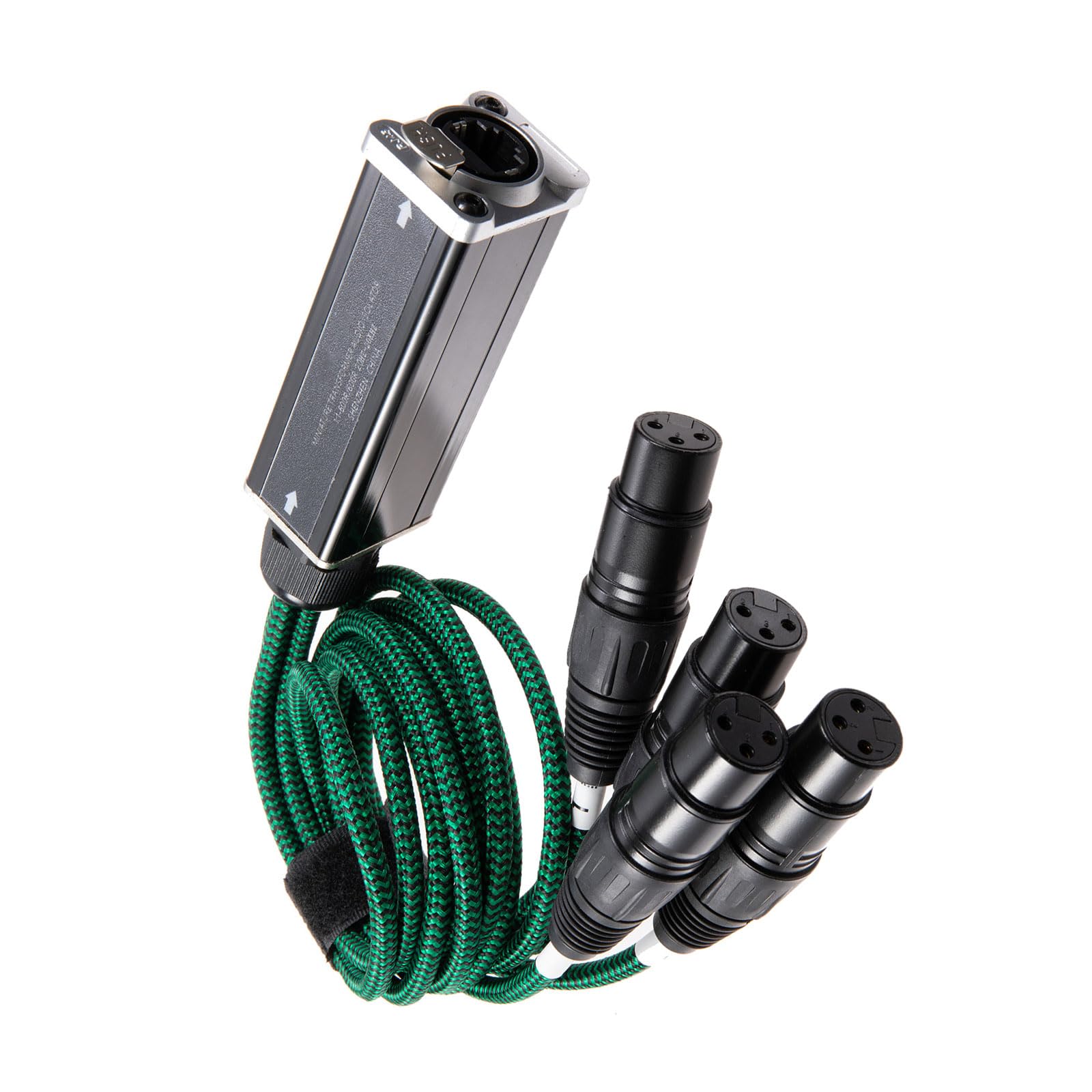 4Channel 3Pin Snake Multi Net Snake Ricevitore a Singolo Cavo 4 Canali Ricevitore per Illuminazione Fase