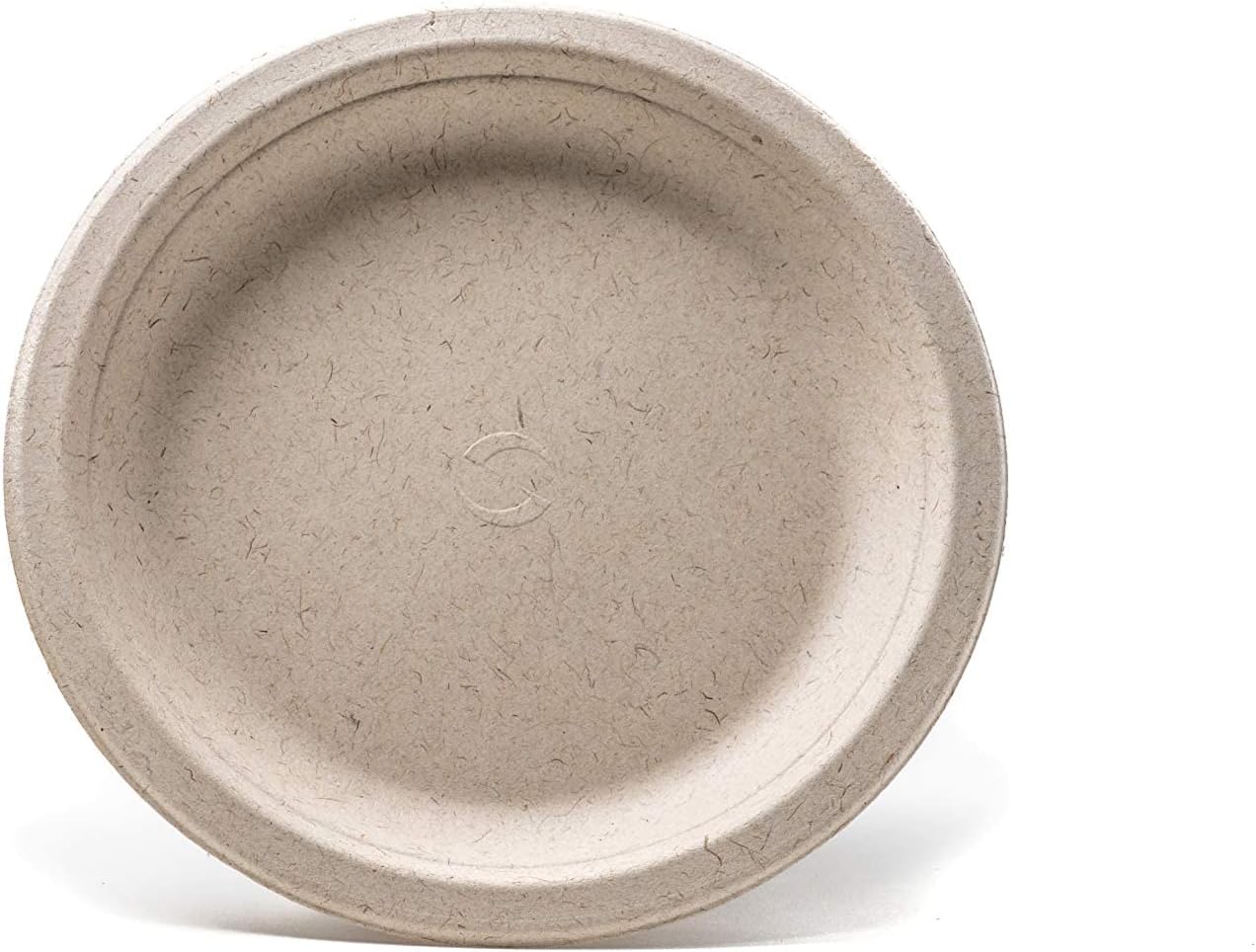 [Pack of 125] Green Wave Ovation OV-P009 9" Round Plates | Marble look Bagasse | 100% Compostable | Disposable Eco-friendly | of Sugarcane & Wheat Stalk fibers