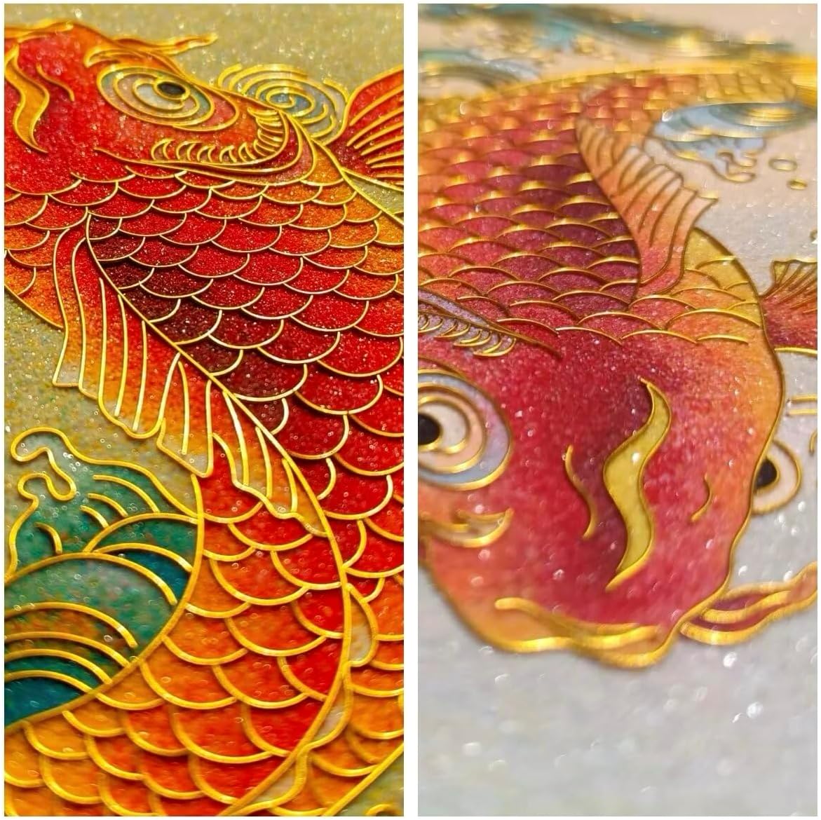 Cloisonne Filigree Enamel Paint by Numbers Kit, All in One with Tools, DIY Craft, Starter Set for Adults and Beginners, Easy Instructions, Hobby for Adults Teens Elderly Handmade Home Decor Gifts