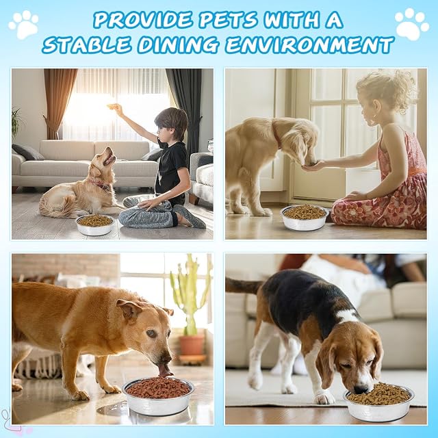 Foto 7 de 8 de Zuxbolf 2 Cuenco para Perros de Acero Inoxidable, 900ml Comedero