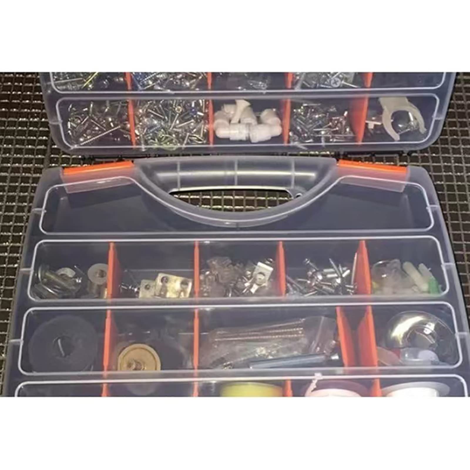 Cassetta Portautensili 4 pezzi/set cassetta degli attrezzi custodia in plastica combinata con coperchio trasparente contenitori for esche da pesca accessori hardware cassetta degli attrezzi Cassetta P