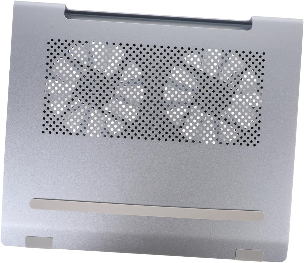 POPETPOP Laptop Cooler Pad Stand for 17.3 Inch Notebook Dual 12cm Cooling Fans RGB Light Fan for Heat Dissipation Aluminum Construction