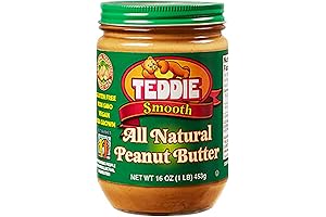 Teddie Plant-Based Natural Smooth Peanut Butter