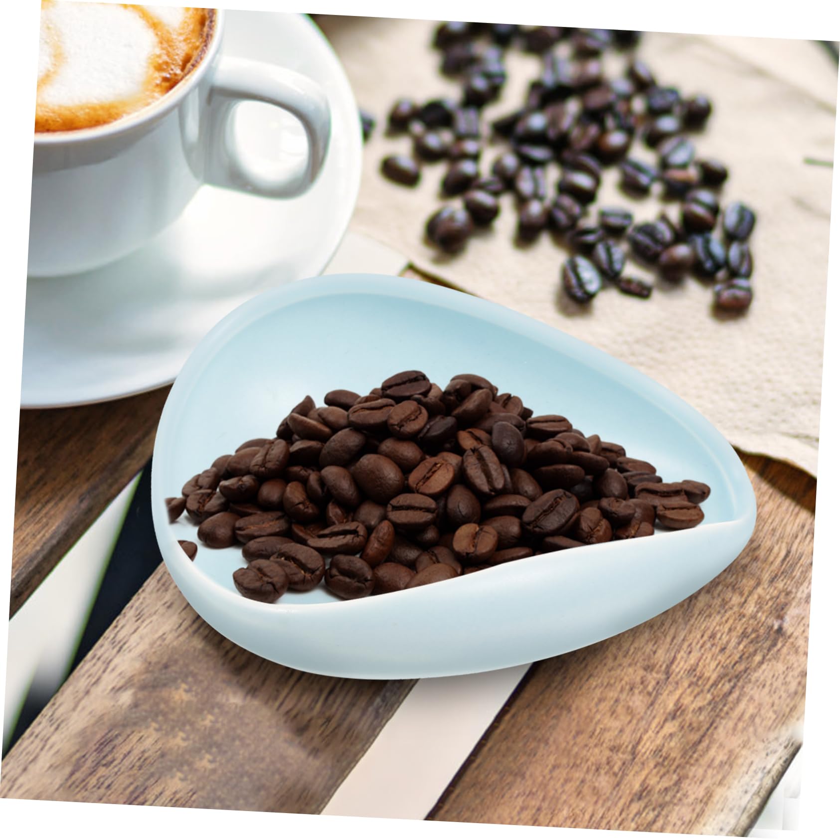 Cabilock 5 Stück Kaffee Bar Löffelhalter Chahe Teegefäß Zuckerlöffel Kaffee Bar Organizer Abendessen Löffelständer Kaffee Bar Löffelablage Gongfu Tee Zubehör Kaffee Organizer