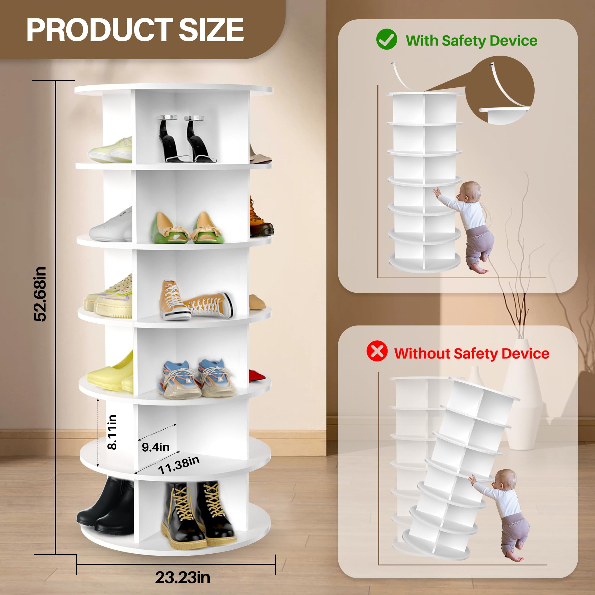 Temu Rotating Shoe Rack Target Rotating Shoe Rack Shoe Rack Rotating 360, Lazy Susan, Revolving ...