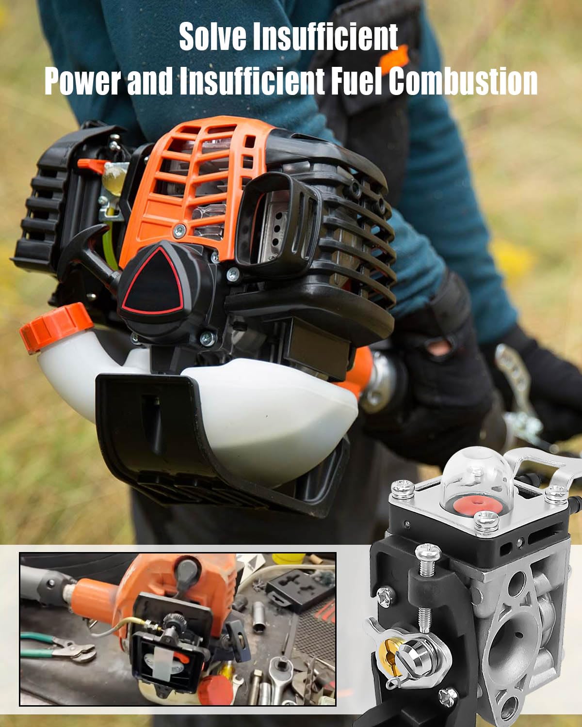 Carburateur Pour Echo SRM-2620, PE-2620, HCA-2620, PAS-2620