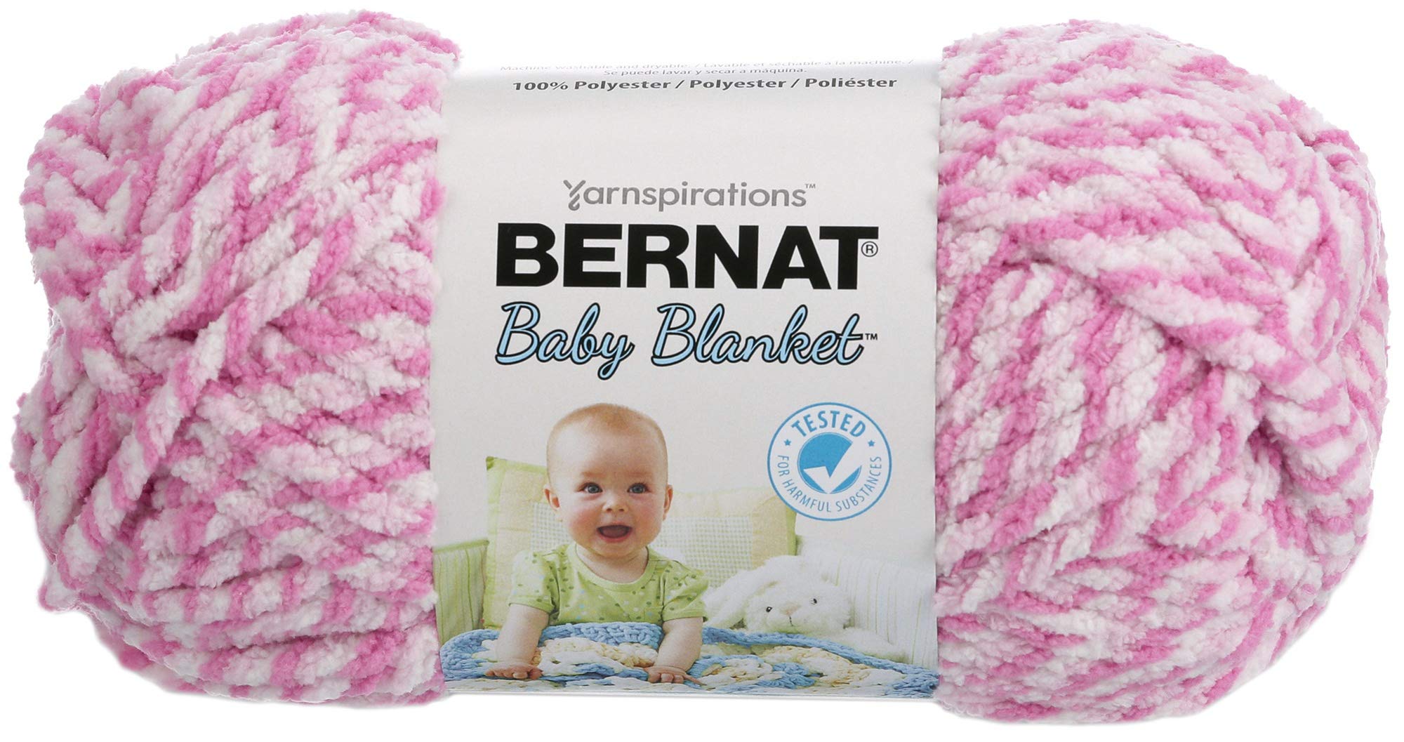 Bernat Baby Blanket Twist Yarn (3-Pack) Pink Twist 161147-47412