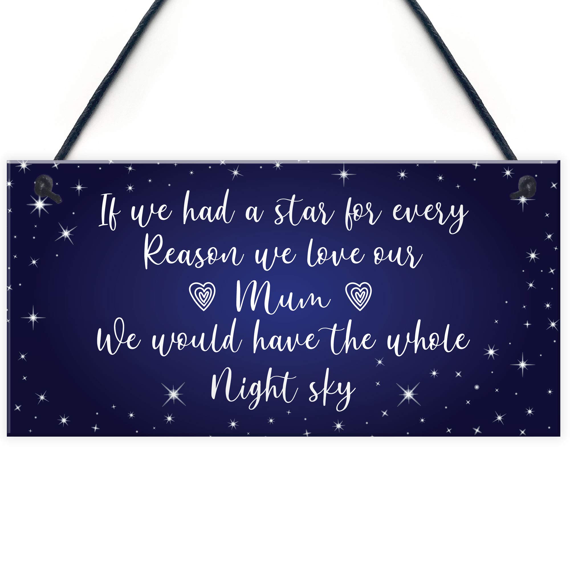 Mum Gift Hanging Plaque Cute Gifts For Mum From Daughter Son Gifts For Her Keepsake