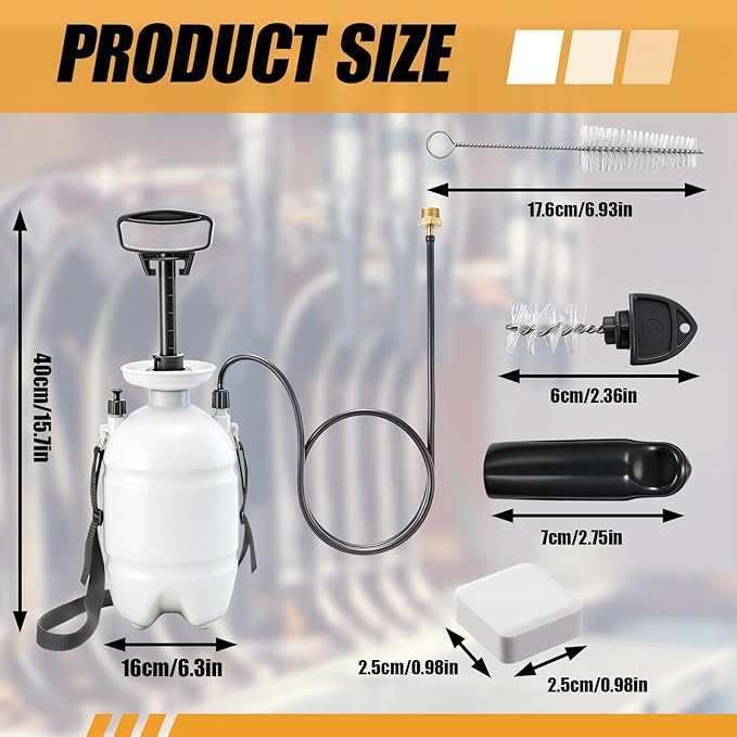 Kit de Limpieza para Kegerator Thenshop 1 Galón con Bomba Manual miniatura 2