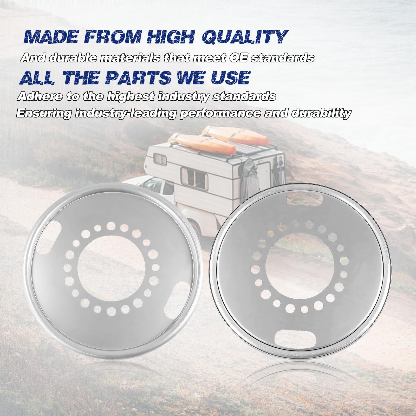 600-640 - 2 piezas de equilibrador de rueda de dirección para camiones, autobuses, autocaravanas, ruedas de 22.5 pulgadas