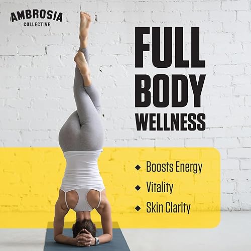 Miniatura 3 de Ambrosia Nektar Superalimento en polvo  Suplemento de apoyo al bienestar diario  Alternativa a polvo de verduras  13 superalimentos para energía,