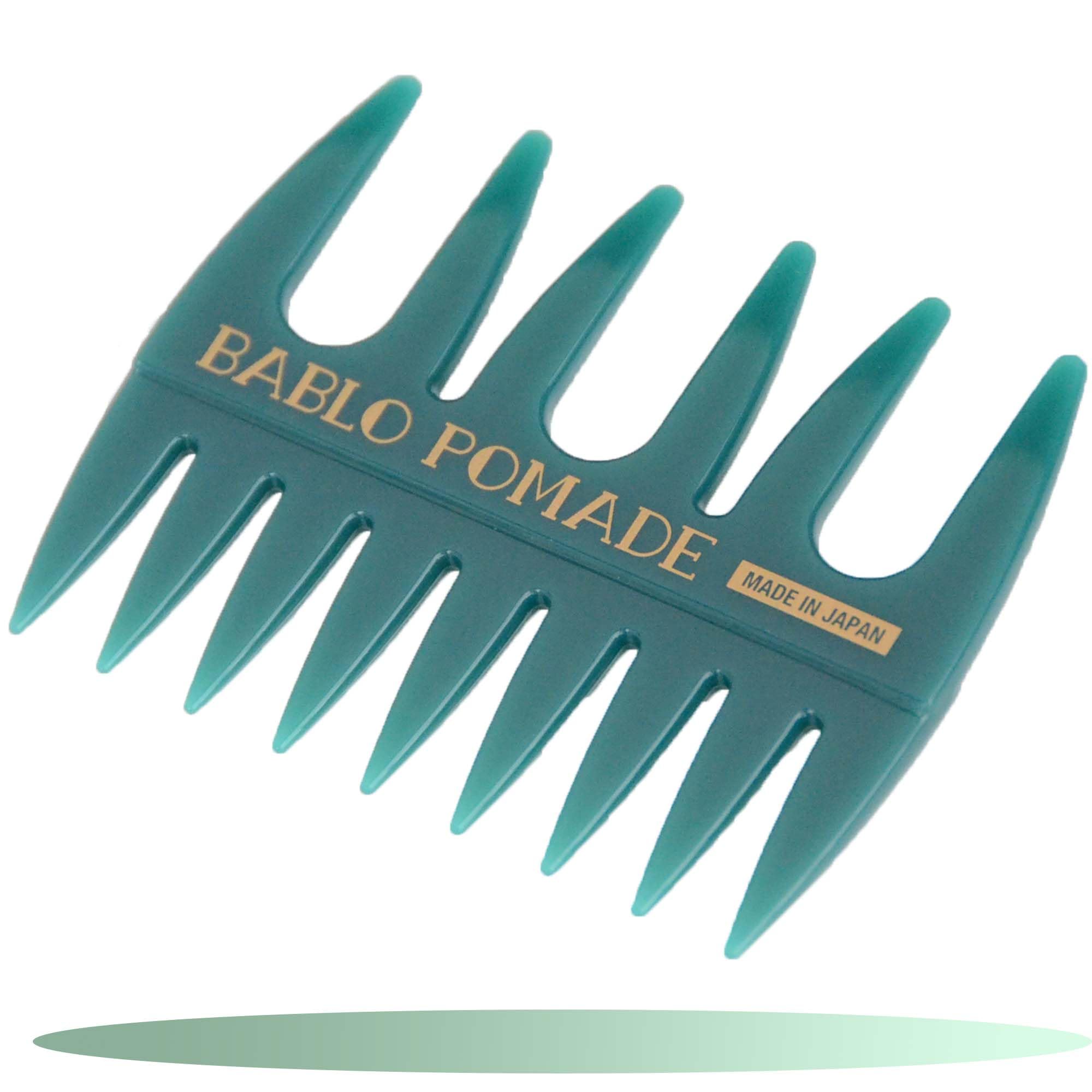 BABLO POMADE メッシュコーム 緑 櫛 粗目 メンズ 男性 くし クシ…