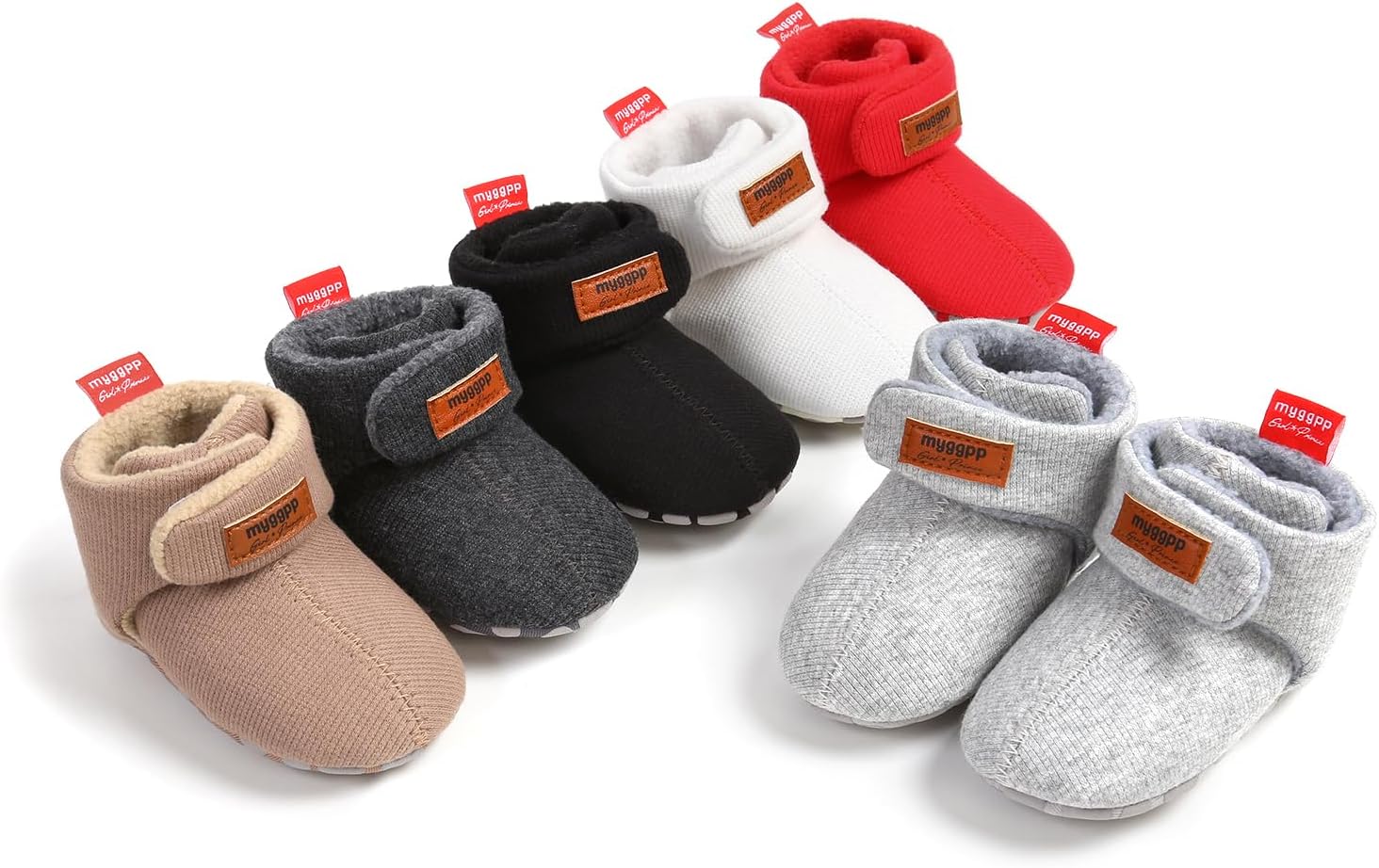 Baby Boys Girls Booties Infant Newborn Sock Shoes Slippers Winter Warm Crib Footwear First Walkers