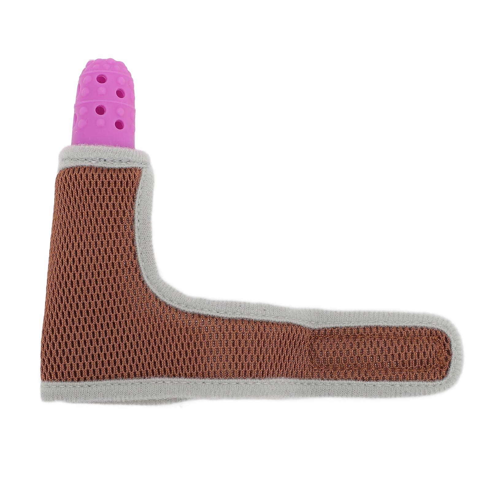 Dispositivo Per Succhiare il Pollice Per Bambini, Protezione Per le Dita in Silicone, Rete Traspirante, Trattamento Per Succhiare il Pollice Regolabile, 7M10Y, Blu, Con (PURPLE)