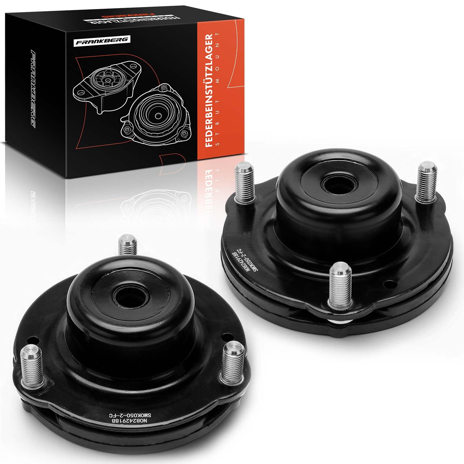 Frankberg 2x Support d'amortisseur d'essieu avant 48609-0K040