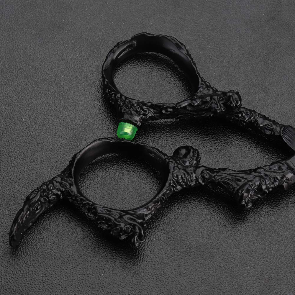Porfessional - Tijeras de peluquería de acero inoxidable de 6 pulgadas, tijeras afiladas para corte de pelo para peluqueros, hombres, mujeres