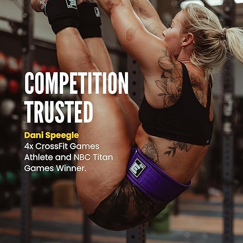 Miniatura 5 de Cinturón de levantamiento de pesas con bloqueo automático, prémium, para atletas de fitness funcional, levantamiento de pesas y olímpico, soporte de