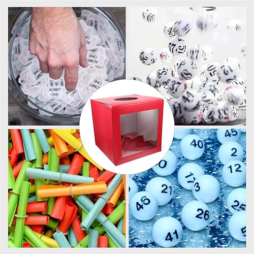 Miniatura 9 de Contenedores de almacenamiento de plástico transparente Contenedores de plástico para almacenamiento Cajas de dibujo de acrílico Rifa Caridad