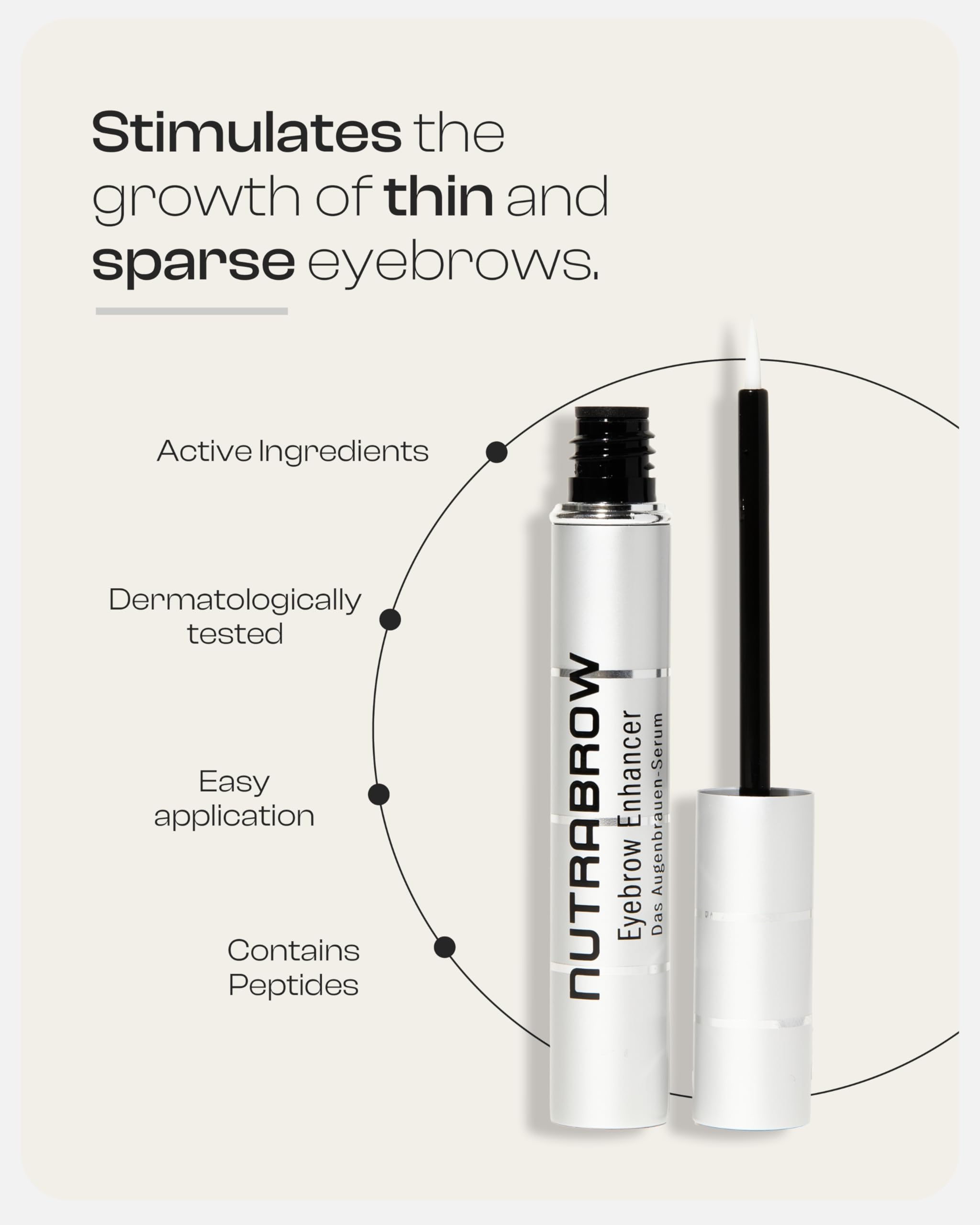 NutraBrow Eyebrow Enhancer, 5 ml