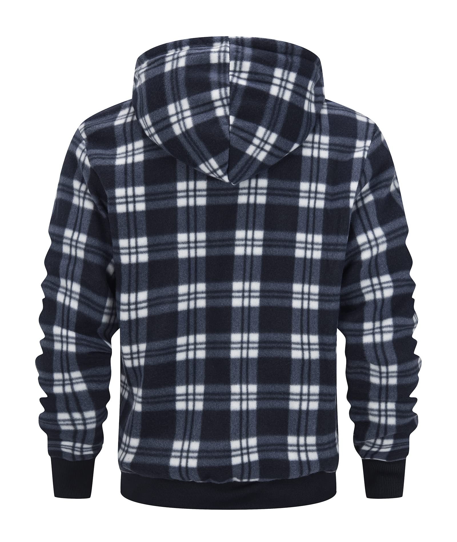 geeksport geeksport geeksport geeksport Felpa da Uomo con Cappuccio e Full Zip Fleece Hoodies for Men Sportive Inverno