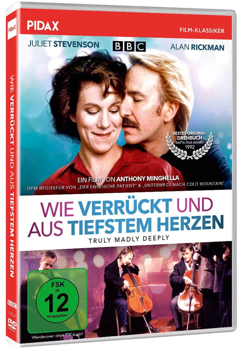 Wie verrückt und aus tiefstem Herzen (BBC Verfilmung) Preisgekrönter Film von Anthony Minghella - Der englische Patient (OT: Truly Madly Deeply)