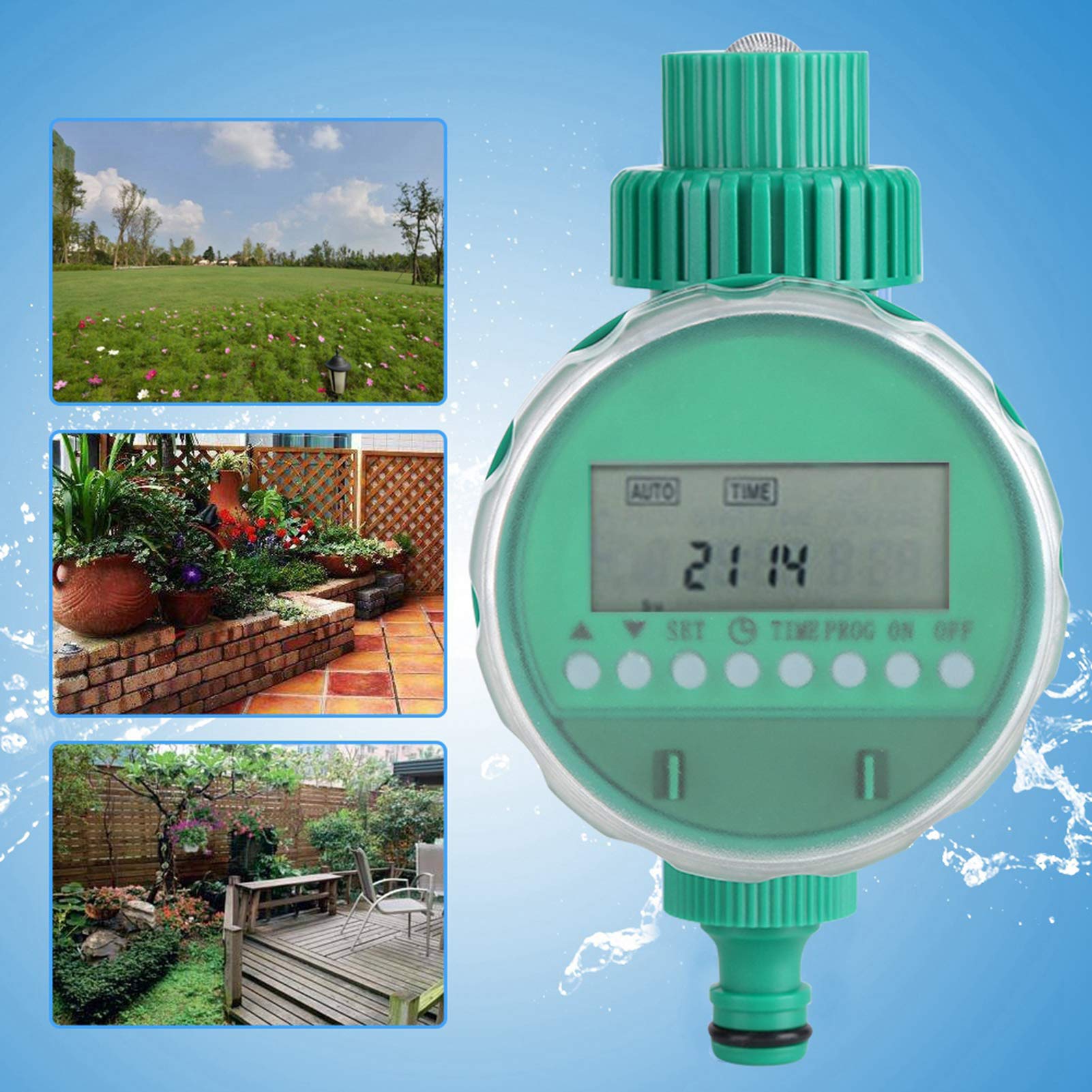 Temporizador De Agua, Temporizador De Manguera, Controlador De Riego, Controladores De Riego Automáticos, Temporizador De Agua Eléctrico Automático para Jardín Doméstico