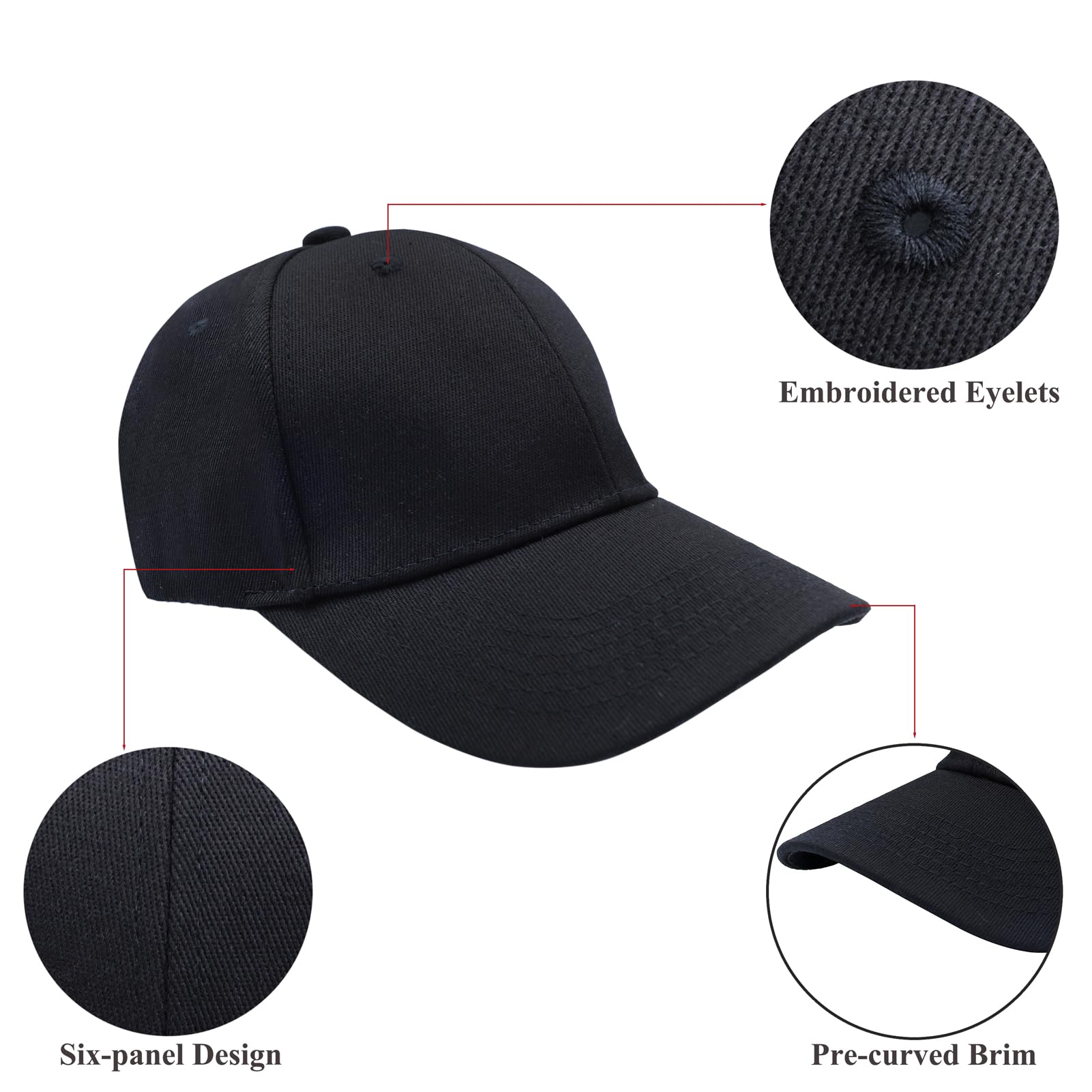 Gorra de Béisbol para Niños, Gorra con Visera Unisex Infantil, Sombrero de Sol Ajustable Gorra Niño Gorro Niña 3-10 Años
