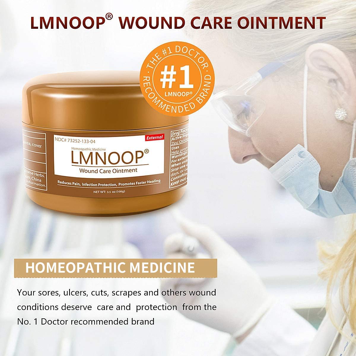 LMNOOP® Bed Sore Cream Infection Protection Skin Healing Treatment