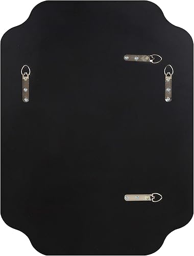 Miniatura 6 de Kate and Laurel Plumley Glam - Espejo de pared festoneado, 18 x 24, dorado, espejo de transición para decoración de pared