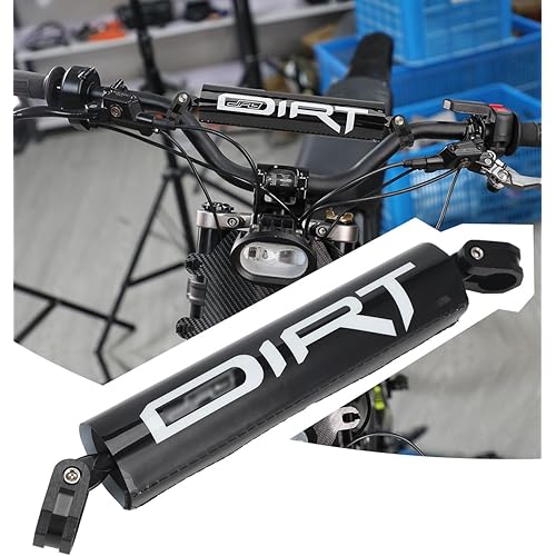 Dirt Bike Handlebar Crossbar + Pad, Aluminum, Black, Fits Most Dirt Bikes, ATVs, Electric Dirt Bikes, Sur Ron X/S, Talari.a Sting, Segway X160/X260