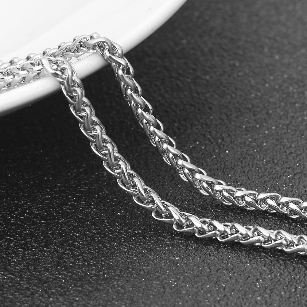 FIZIZDH Men's Stainless Steel Jason's Mask Hollow Openwork Pendant