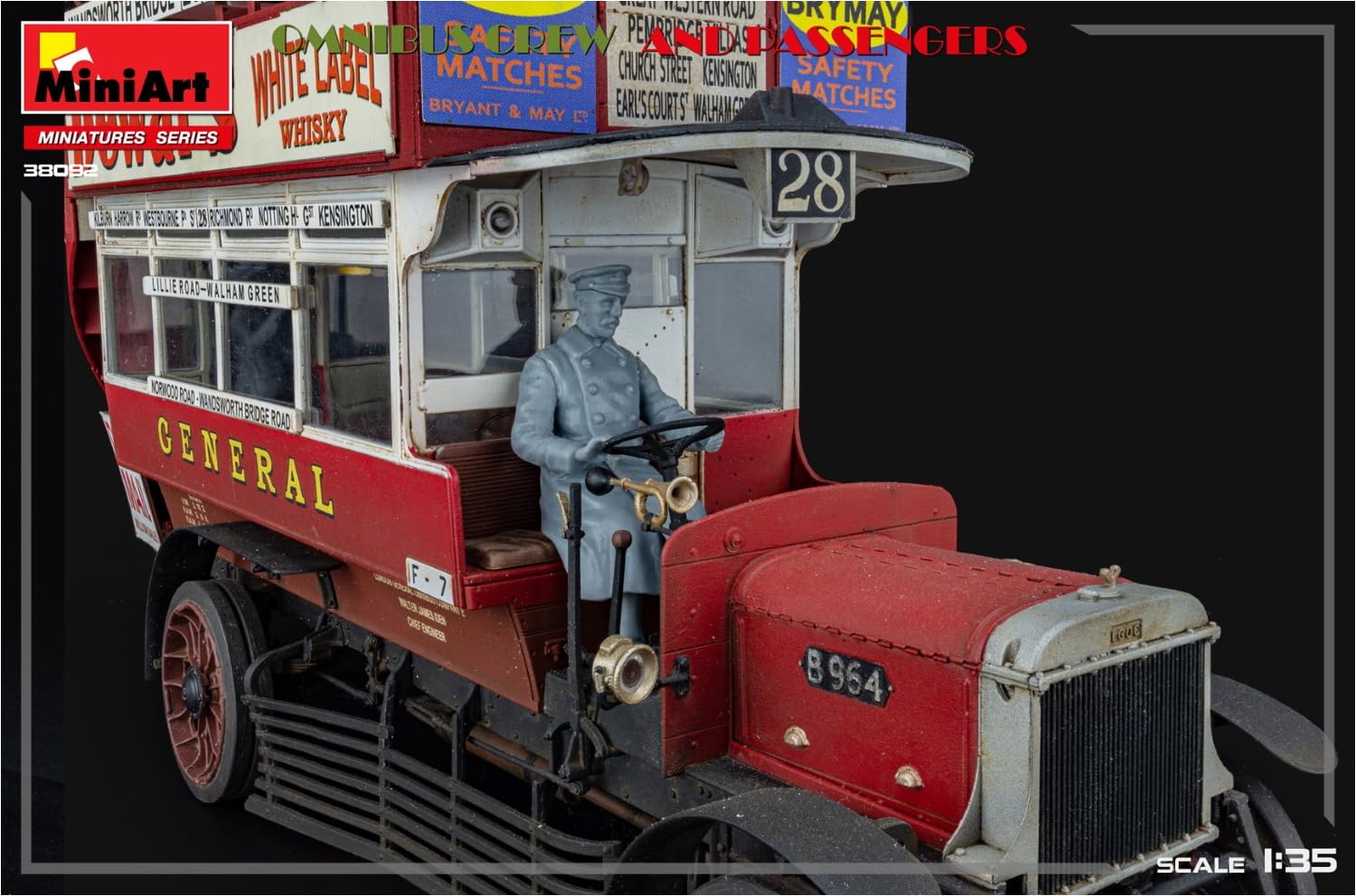 Miniart 1:35 - Omnibus Crew and Passengers, Molded Color, small - Image 2
