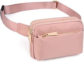 Riñoneras de Moda - UTO Riñonera Deportiva, Impermeable Viaje Cinturón, Bolso Bandolera Bolso de la Cintura, Peso Ligero Estupendo para Mujer Hombre
