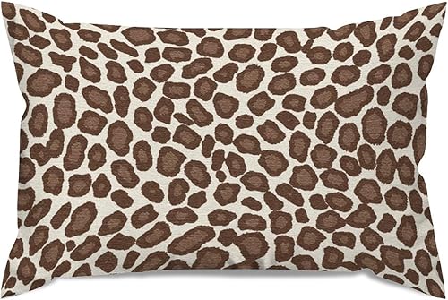 Vista 537 de Funda de cojín con estampado de guepardo rosa intenso, cojín cuadrado con estampado de animales fucsia, funda de almohada decorativa para el hogar