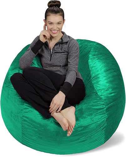 Miniatura 59 de Sofa Sack: puff de felpa ultra suave, con espuma viscoelástica y funda de micro-gamuza, mueble rellenos de espuma y accesorios rellenos de espuma