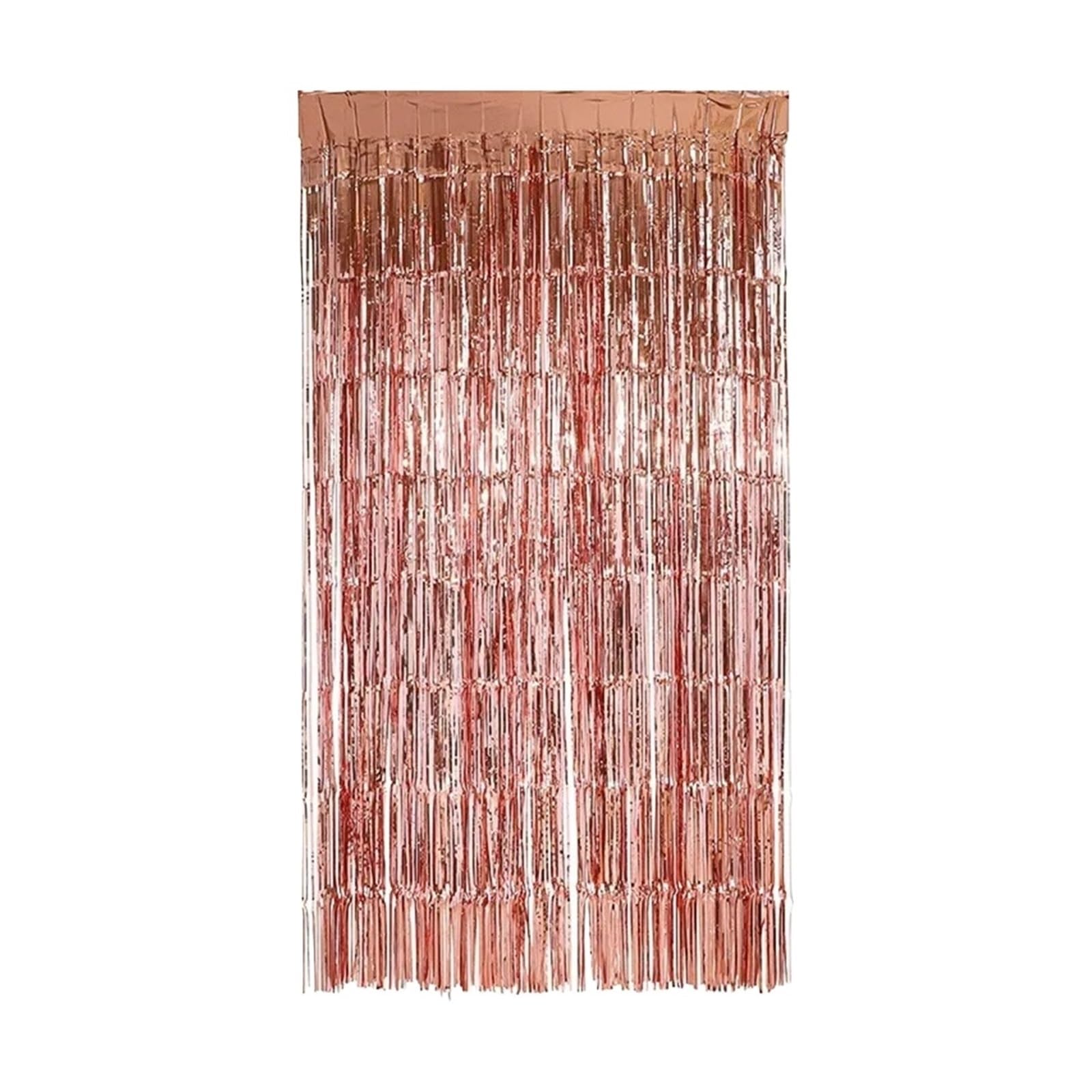 Rideau à Franges en Aluminium, 40 pièces, Rideau d'arrière-Plan Brillant for fête, Mariage, Anniversaire, Enterrement de Vie Jeune Fille, décoration Porte Murale pour Cuisine(Rose Red)